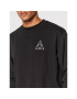 HUF Суитшърт Essentials Triple Triangle PF00492 Черен Regular Fit - Pepit.bg