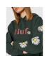 HUF Суитшърт In Bloom WPF0007 Зелен Relaxed Fit - Pepit.bg