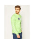 HUF Суитшърт Wonderland TS01003 Зелен Regular Fit - Pepit.bg