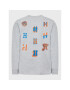 HUF Тениска с дълъг ръкав Allstar Team TS01812 Сив Regular Fit - Pepit.bg