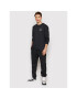 HUF Тениска с дълъг ръкав Essential TS01546 Черен Regular Fit - Pepit.bg