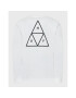 HUF Тениска с дълъг ръкав Essentials TS01750 Бял Regular Fit - Pepit.bg