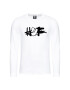 HUF Тениска с дълъг ръкав HAZE Remix TS01381 Бял Regular Fit - Pepit.bg