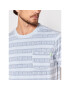 HUF Тишърт Cooper Stripe KN00342 Син Regular Fit - Pepit.bg