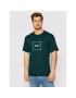 HUF Тишърт Essentials Box Logo TS00507 Зелен Regular Fit - Pepit.bg