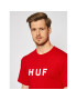 HUF Тишърт Essentials Og Logo TS00508 Червен Regular Fit - Pepit.bg