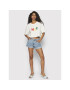 HUF Тишърт Gummed WTS0049 Бял Regular Fit - Pepit.bg