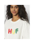 HUF Тишърт Gummed WTS0049 Бял Regular Fit - Pepit.bg