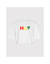 HUF Тишърт Gummed WTS0049 Бял Regular Fit - Pepit.bg