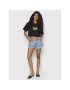 HUF Тишърт Gummed WTS0049 Черен Relaxed Fit - Pepit.bg