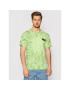 HUF Тишърт HAZE Brush Tie Dye TS01383 Зелен Regular Fit - Pepit.bg