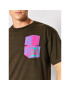 HUF Тишърт High Note TS01654 Кафяв Regular Fit - Pepit.bg