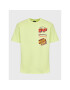 HUF Тишърт Master Plan TS01942 Зелен Regular Fit - Pepit.bg