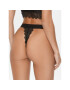 Hugo Бикини тип прашка Thong Lace 50502780 Черен - Pepit.bg