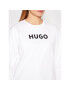 Hugo Суитшърт 50470571 Бял Regular Fit - Pepit.bg