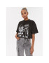 Hugo Тишърт Cropped_Bp 50508784 Сив Relaxed Fit - Pepit.bg