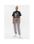 Hugo Тишърт Cropped_Bp 50508784 Сив Relaxed Fit - Pepit.bg