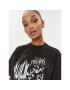 Hugo Тишърт Cropped_Bp 50508784 Сив Relaxed Fit - Pepit.bg