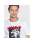 Hugo Тишърт Dupus 50477623 Бял Regular Fit - Pepit.bg