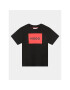 Hugo Тишърт G25132 D Черен Regular Fit - Pepit.bg
