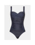 Hunkemöller Бански костюм Ocean Bloom 191580 Син - Pepit.bg
