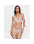 Hunkemöller Бикини тип прашка Isabelle 192470 Бял - Pepit.bg