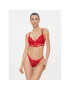 Hunkemöller Бикини тип прашка Simone Hl Tanga String 203656 Червен - Pepit.bg