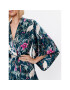 Hunkemöller Халат Kimono Satin 200338 Зелен - Pepit.bg