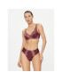 Hunkemöller Класически бикини с висока талия Diva Rio H 203491 Бордо - Pepit.bg