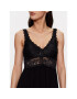 Hunkemöller Нощница Nora 175245 Черен Regular Fit - Pepit.bg