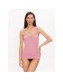 Hunkemöller Тениска на пижама 202320 Розов Basic Fit - Pepit.bg