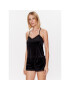 Hunkemöller Тениска на пижама Cami 201682 Черен Basic Fit - Pepit.bg