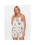 Hunkemöller Тениска на пижама Jungle 202315 Бял Basic Fit - Pepit.bg