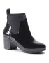 Hunter Гумени ботуши Refined Mid Heel Gloss WFP1012NRG Черен - Pepit.bg