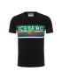 Iceberg Тишърт 19II1P0F0196309 Черен Regular Fit - Pepit.bg