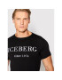 Iceberg Тишърт 22II1P0F0146301 Черен Regular Fit - Pepit.bg