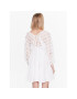 Iconique Лятна рокля IC23 019 Бял Regular Fit - Pepit.bg