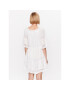 Iconique Лятна рокля IC23 025 Бял Regular Fit - Pepit.bg