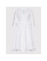 Iconique Лятна рокля Selene IC22 013 Бял Regular Fit - Pepit.bg
