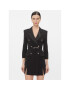 Imperial Коктейлна рокля ACP5GAW Черен Regular Fit - Pepit.bg