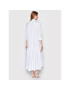 Imperial Рокля тип риза A9MYDAS Бял Relaxed Fit - Pepit.bg