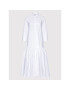 Imperial Рокля тип риза A9MYDAS Бял Relaxed Fit - Pepit.bg