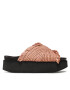 Inuikii Чехли Raffia Moon Platform 70103-095 Кафяв - Pepit.bg