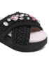 Inuikii Чехли Woven Stones Platform 70103-006 Черен - Pepit.bg