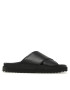 Inuikii Чехли Crossed Leather 50105-220 Черен - Pepit.bg