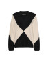 InWear Пуловер Rudiiw Intarsia 30108611 Бежов Relaxed Fit - Pepit.bg