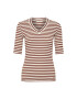 InWear Тишърт Dagnaiw Striped V 30107270 Цветен Slim Fit - Pepit.bg