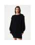 IRO Плетена рокля Lorely AR641 Черен Relaxed Fit - Pepit.bg