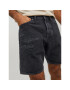Jack&Jones Дънкови шорти Chris 12231118 Черен Relaxed Fit - Pepit.bg