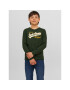 Jack&Jones Junior Блуза 12237371 Зелен Regular Fit - Pepit.bg